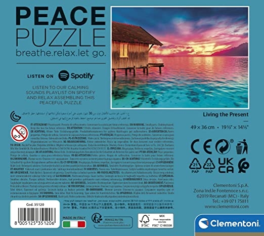 Clementoni peace puzzle the ocean - 500 pezzi - CLEMENTONI