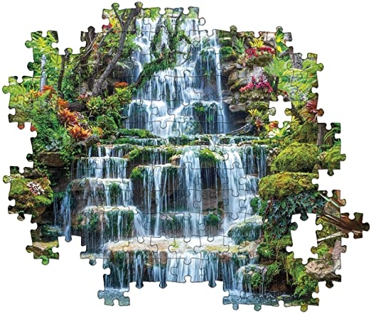 Clementoni peace puzzle the waterfall - 500 pezzi - CLEMENTONI
