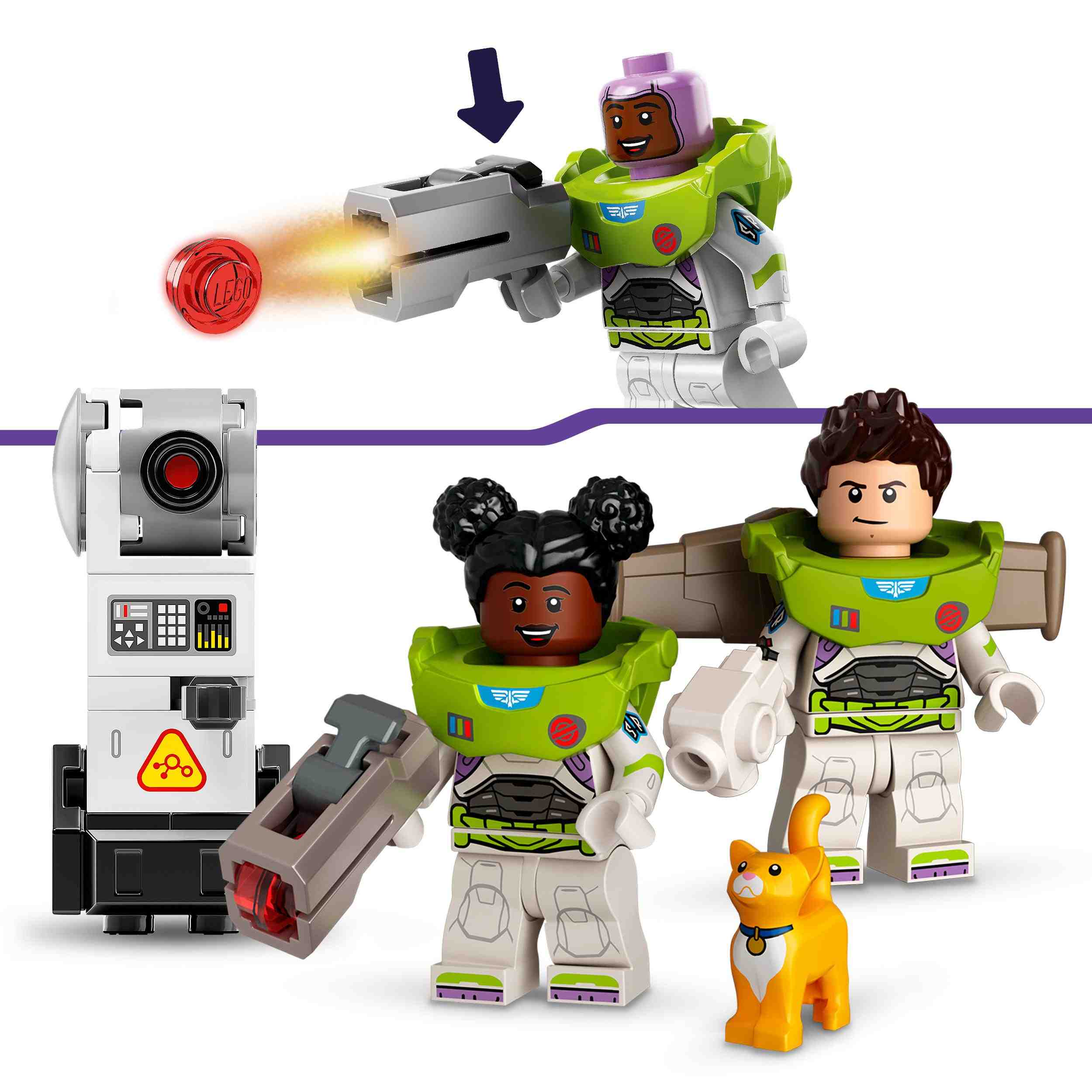 Lego lightyear disney e pixar 76831 battaglia di zurg, giochi per bambini dai 7 anni, minifigure di buzz e un action figure mech - Lightyear, Lego