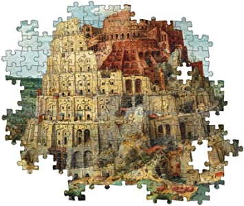 Clementoni museum puzzle bruegel, "the tower of babel" - 1500 pezzi - CLEMENTONI