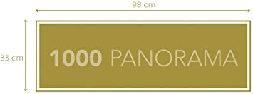 Clementoni puzzle panorama harry potter - 1000 pezzi - CLEMENTONI, Harry Potter