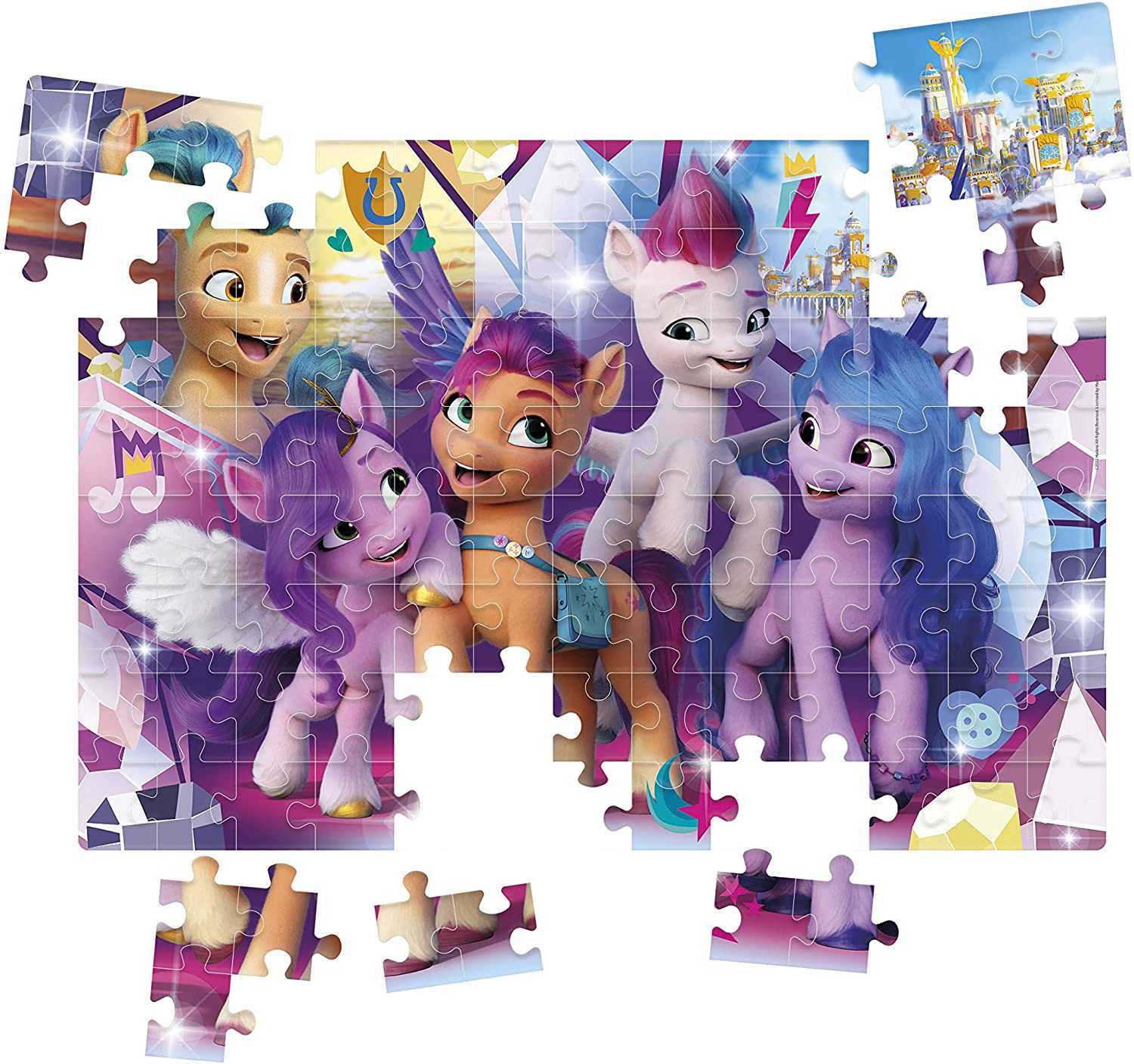 Clementoni supercolor puzzle my little pony - 104 pezzi - CLEMENTONI