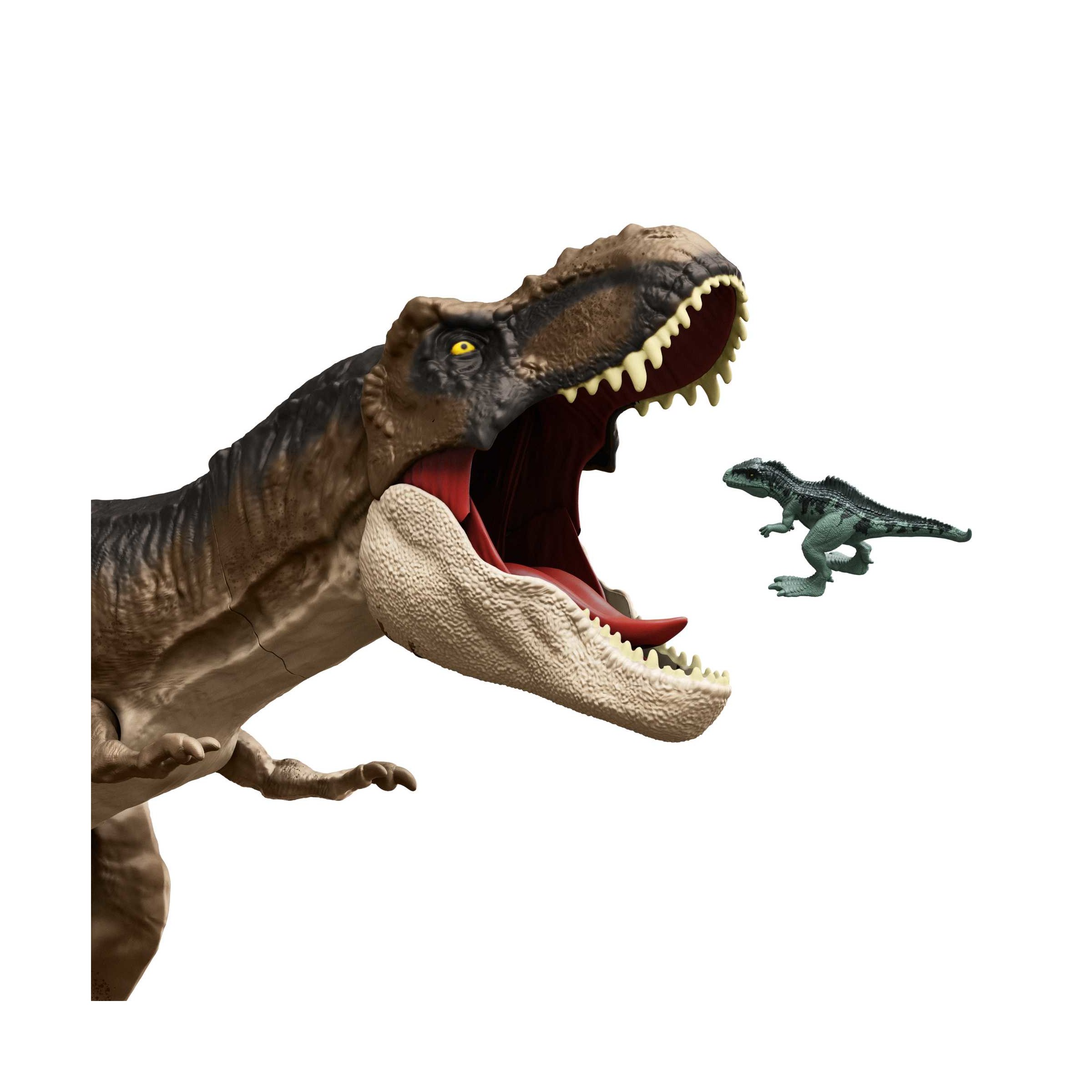 Jurassic world, super colossal tirannosauro rex snodato, giocattolo per bambini 4+ anni, hbk73 - Jurassic World