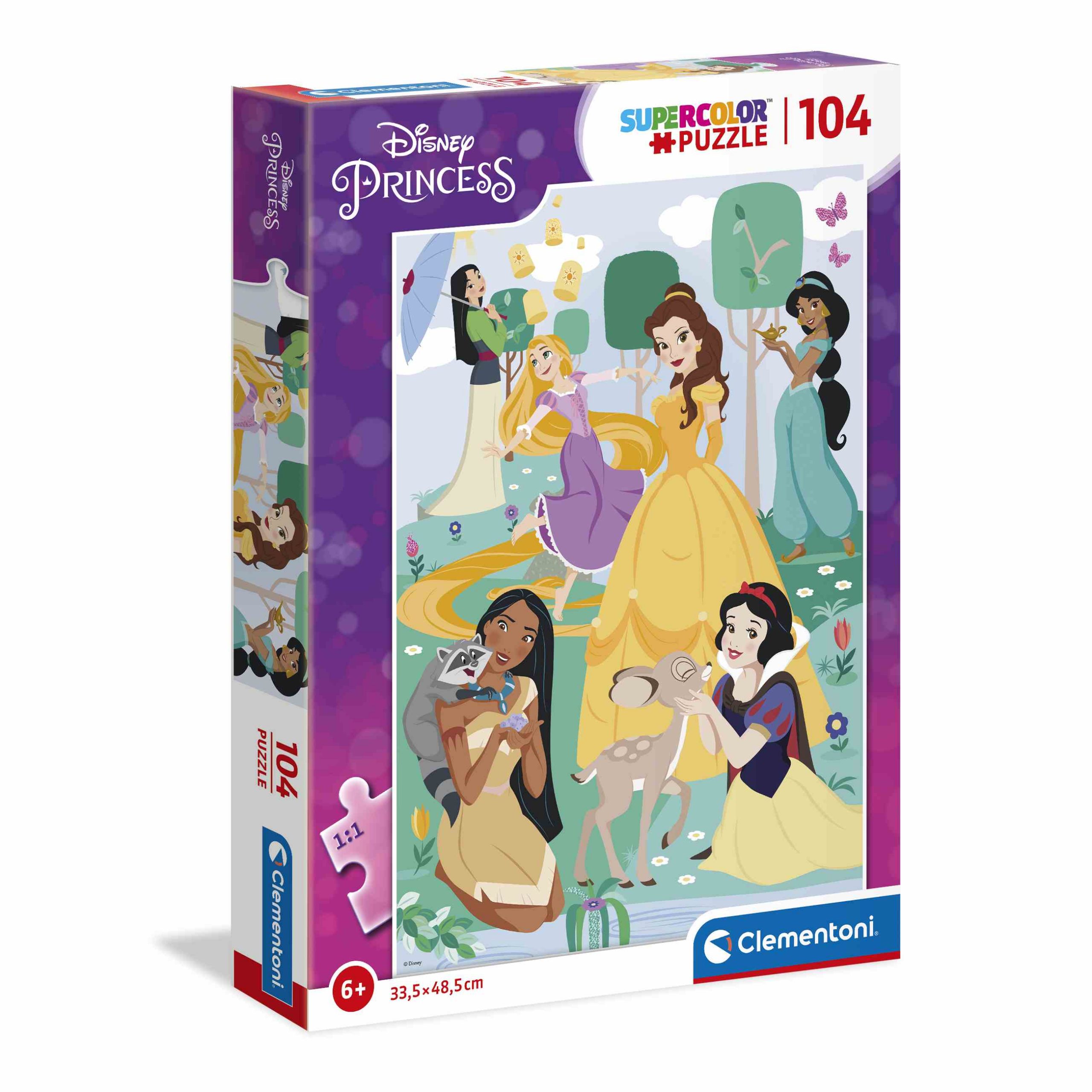 Disney princess - 104 pezzi - CLEMENTONI, DISNEY PRINCESS