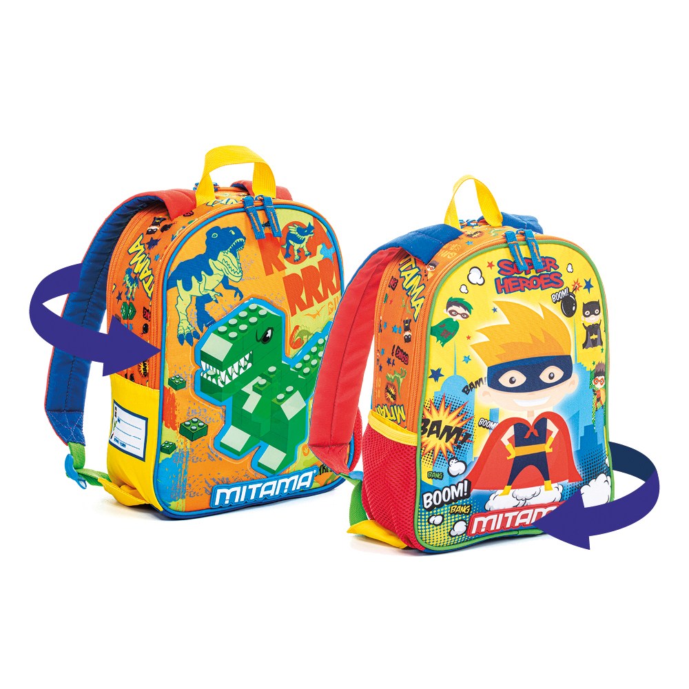 Totto Zaino Scuola Tempera Per Bambini 4-6 Anni – Stampato Astronauta, Leggero E Organizzato - 5