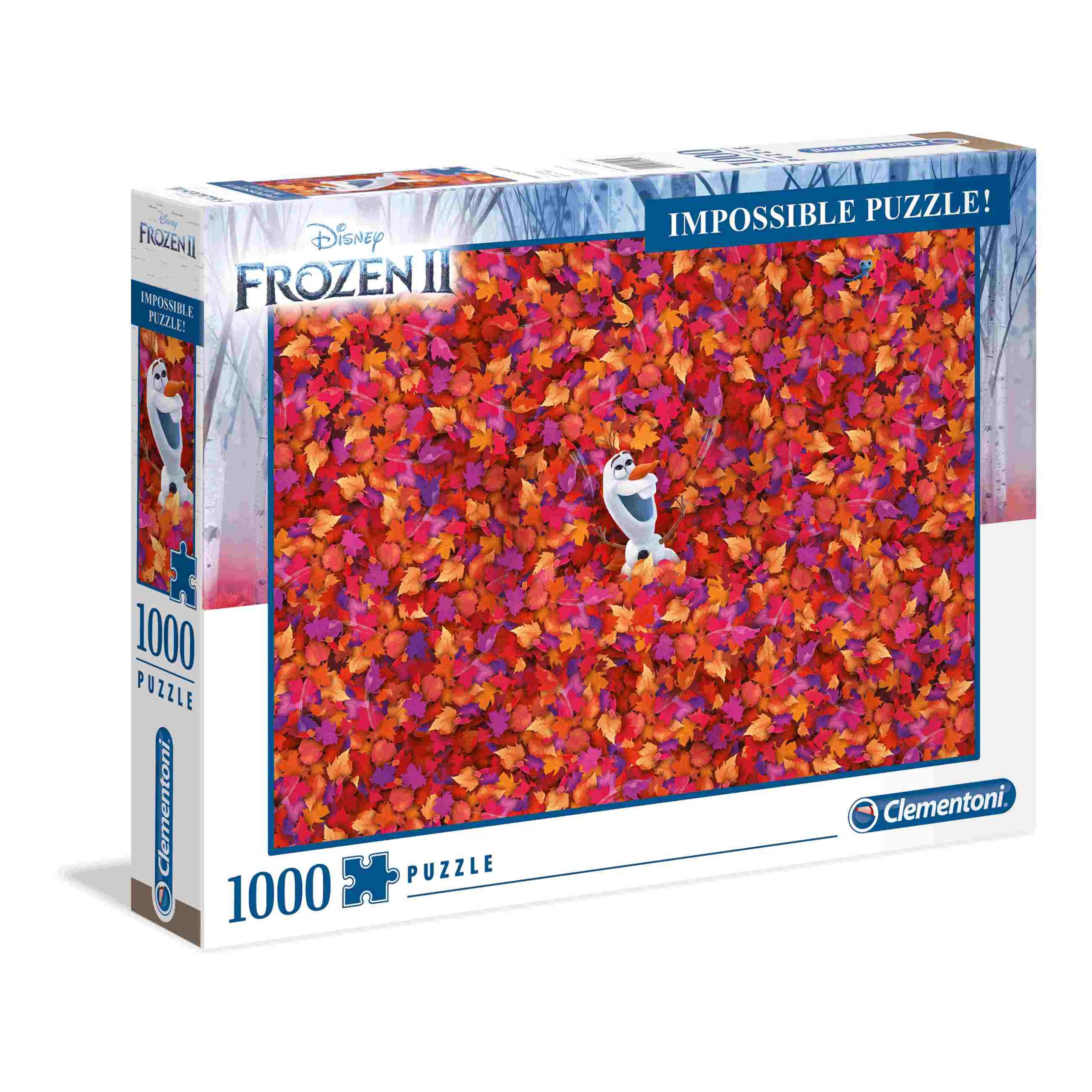 Clementoni puzzle impossible disney frozen 2 - 1000 pezzi - CLEMENTONI, DISNEY PRINCESS, Frozen