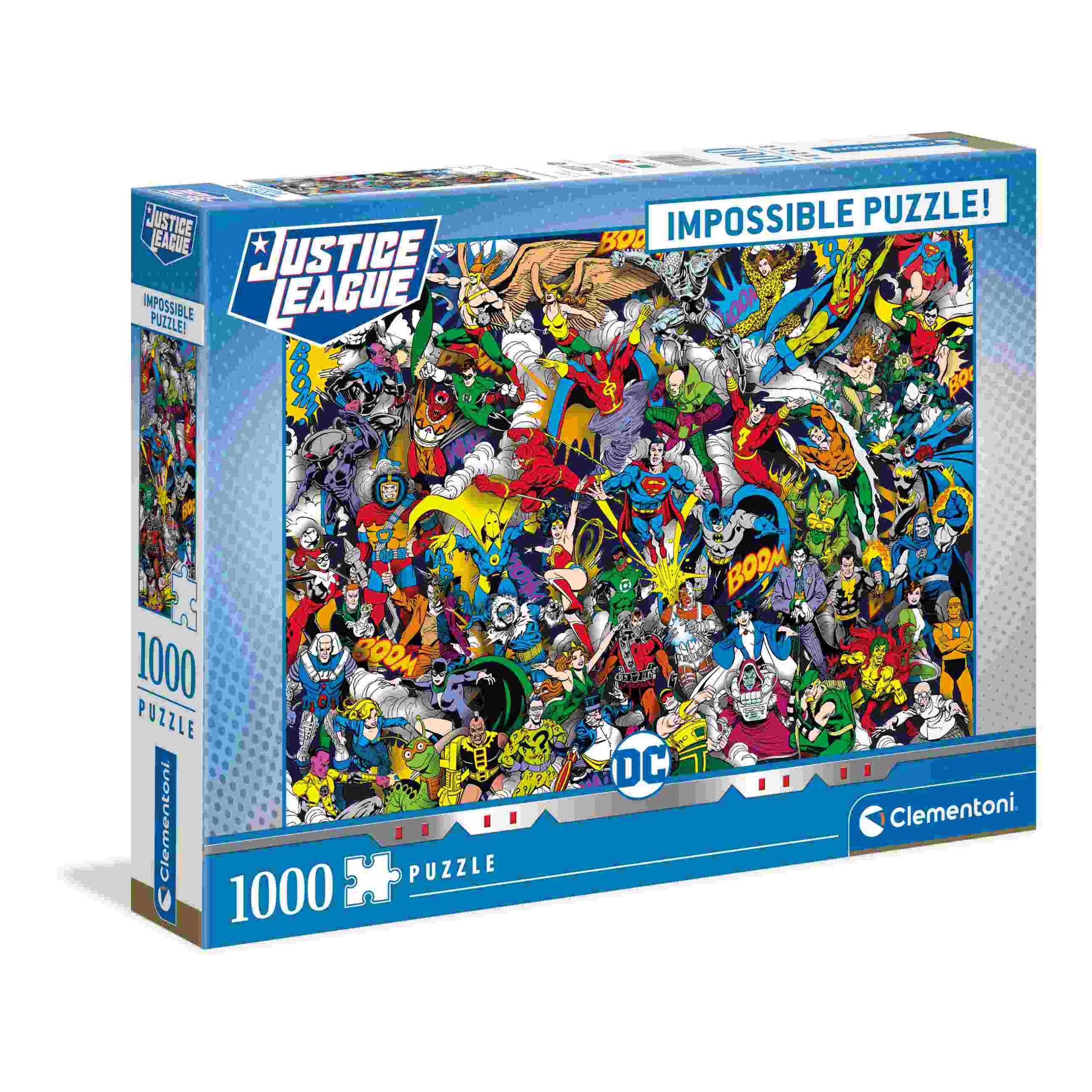 Clementoni puzzle impossible justice league - 1000 pezzi - CLEMENTONI