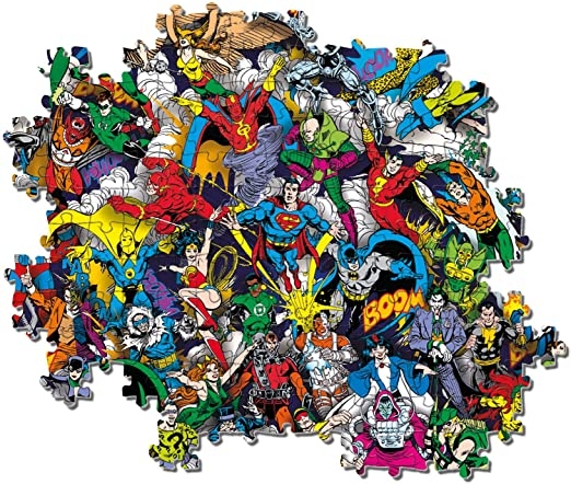 Clementoni puzzle impossible justice league - 1000 pezzi - CLEMENTONI