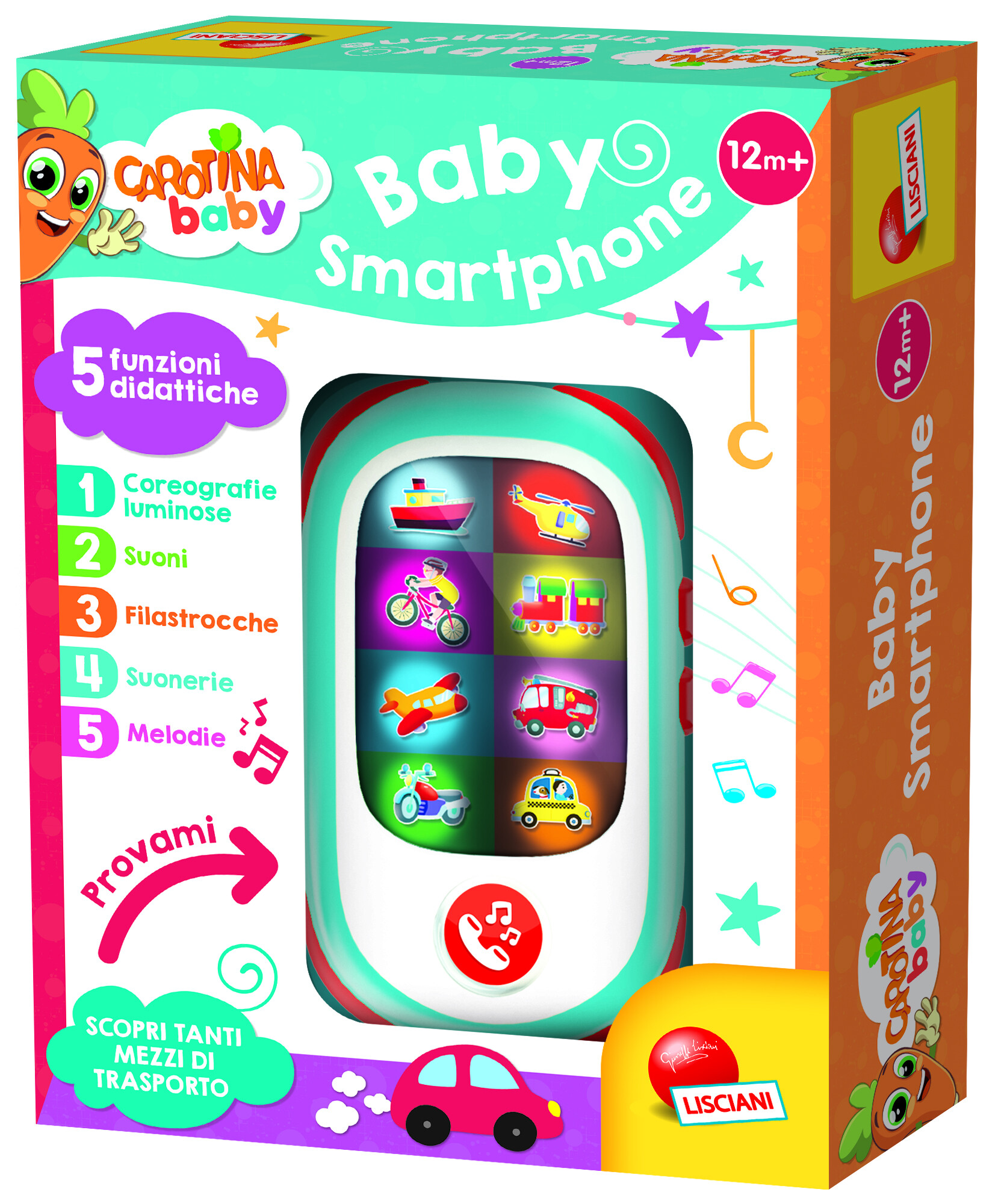 Carotina baby smartphone led - LISCIANI