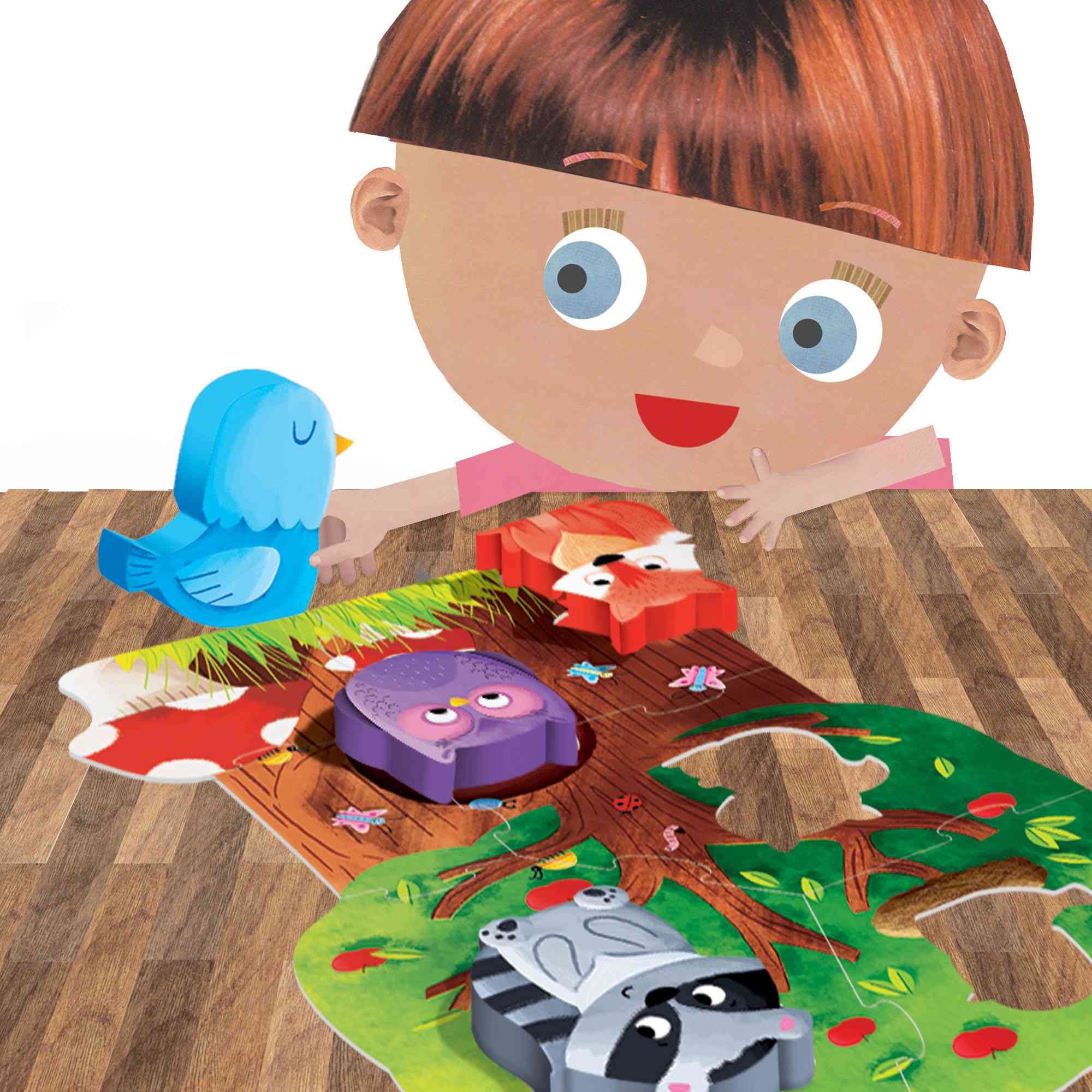 Montessori first puzzle the forest. un gioco per la coordinazione sensoriale - HEADU