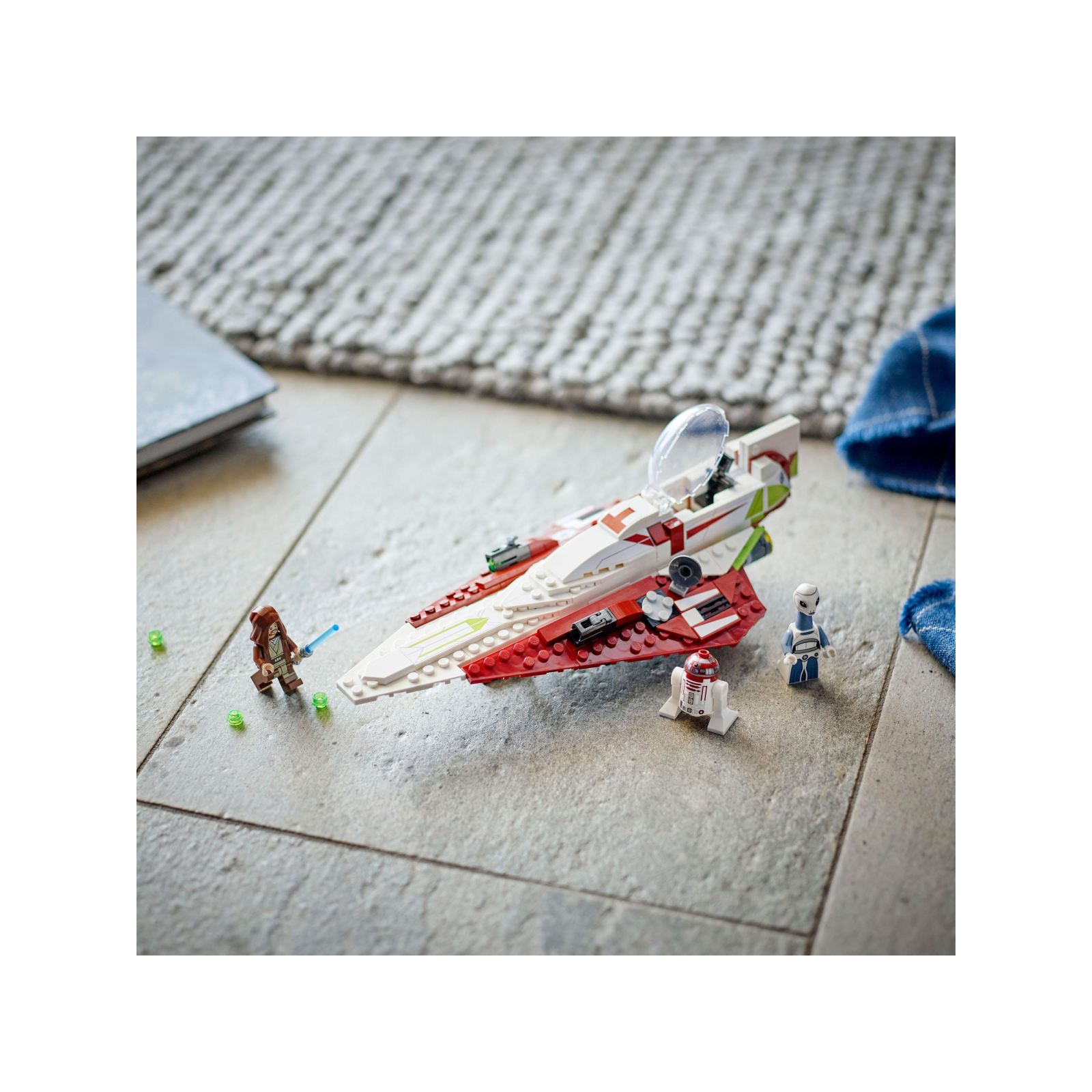 Lego star wars 75333 jedi starfighter di obi-wan kenobi, set l'attacco dei cloni con droide e minifigure taun we, spada laser - LEGO® Star Wars™, Star Wars