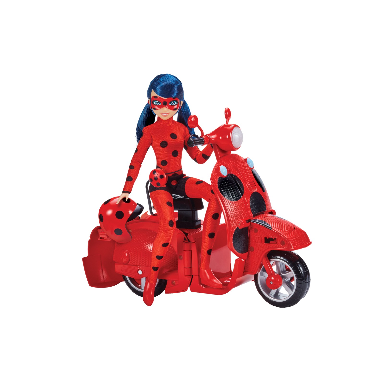Bandai - miraculous - scooter trasformabile - bambola articolata ladybug da  26cm - Toys Center