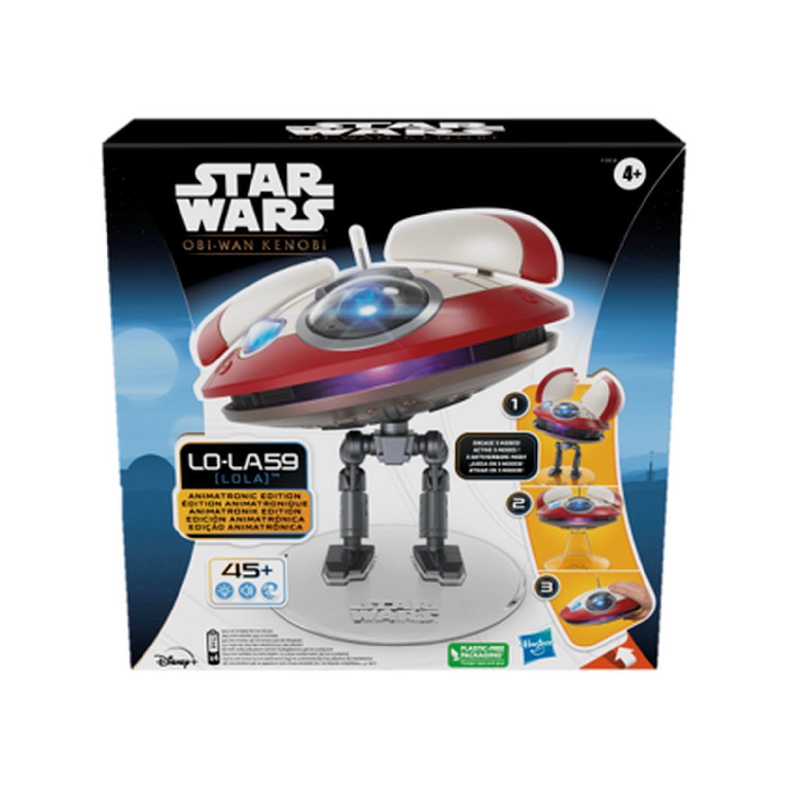 Star wars, l0-la59 (lola) animatronic edition, droide elettronico ispirato alla serie "obi-wan kenobi" - Star Wars