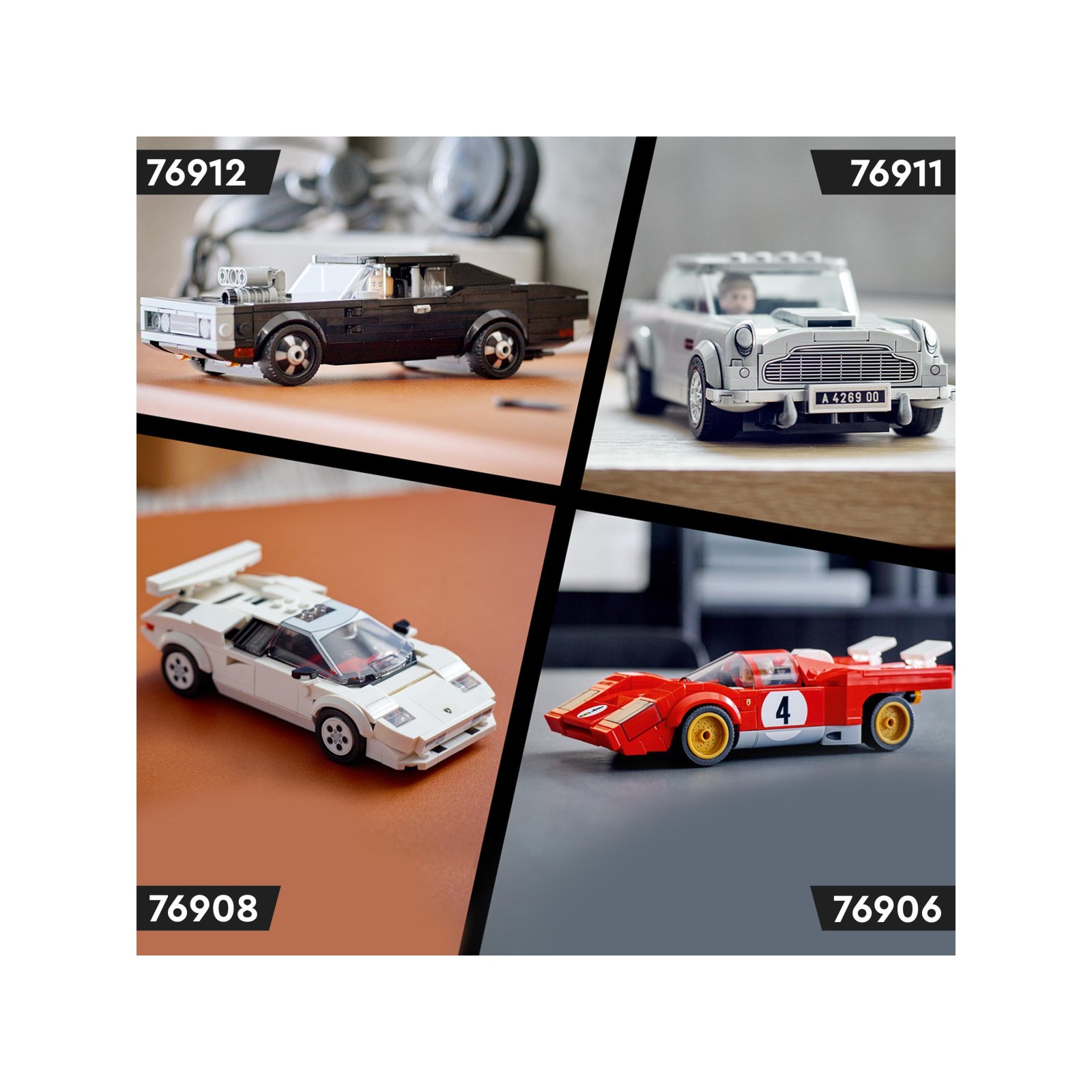Lego speed champions fast & furious 1970 dodge charger r/t, modellino di  auto giocattolo da collezione con minifigure, 76912 - Toys Center