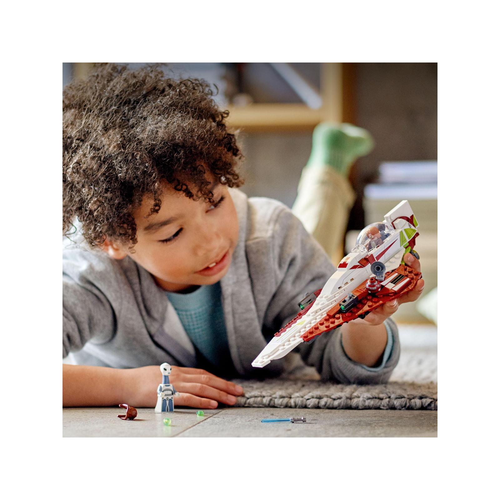 Lego star wars 75333 jedi starfighter di obi-wan kenobi, set l'attacco dei cloni con droide e minifigure taun we, spada laser - LEGO® Star Wars™, Star Wars