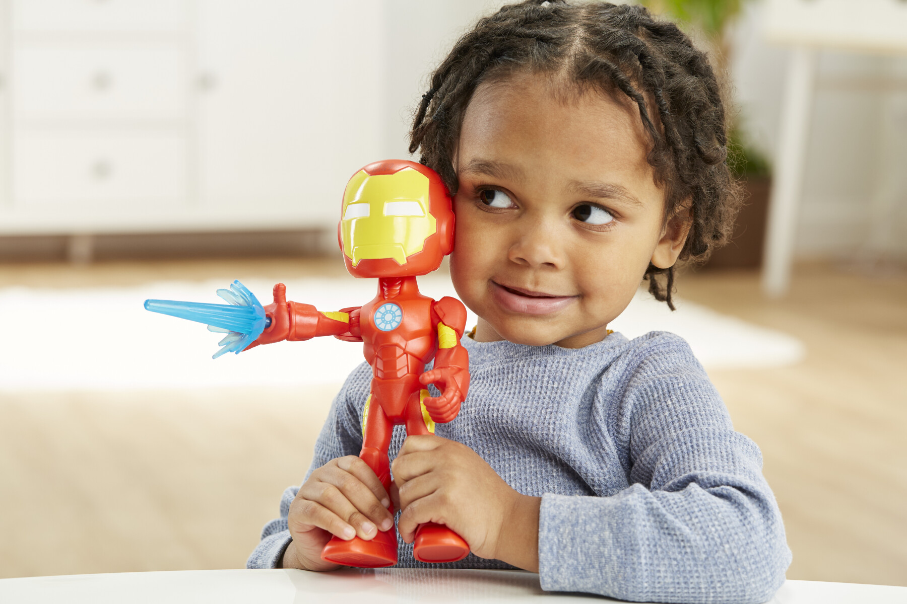 Hasbro marvel spidey e i suoi fantastici amici, mega iron man, action figure giocattolo super hero per età prescolare, per bambini e bambine dai 3 anni in su - SPIDEY