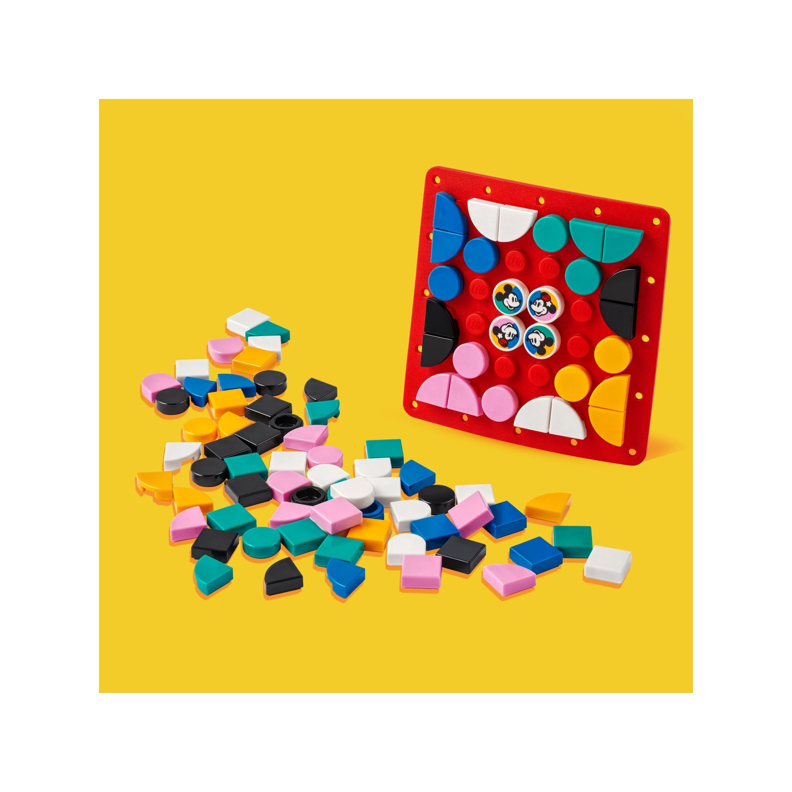 Lego dots 41963 disney patch stitch-on topolino e minnie, kit fai da te, toppa da cucire per decorare vestiti o accessori - DOTS, Disney Stitch, Minnie