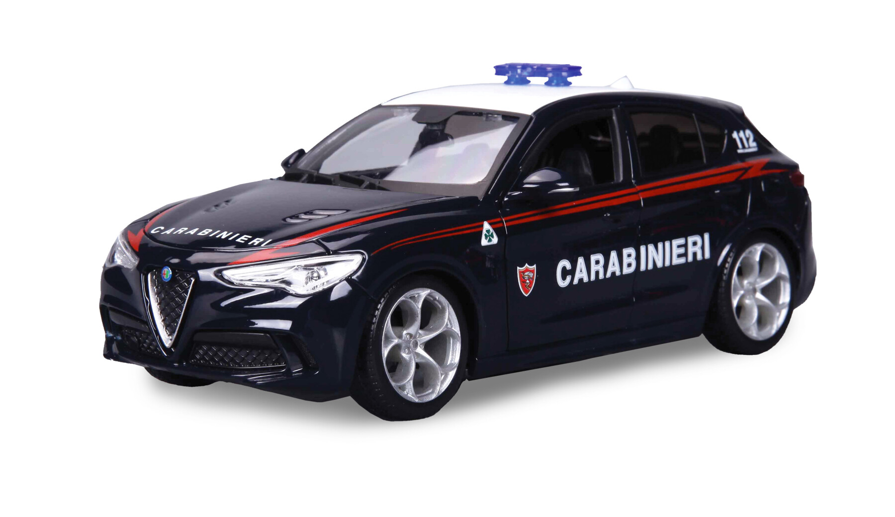 Auto bburago alfa romeo con licenza ufficiale carabinieri in scala 1/24 - BBURAGO