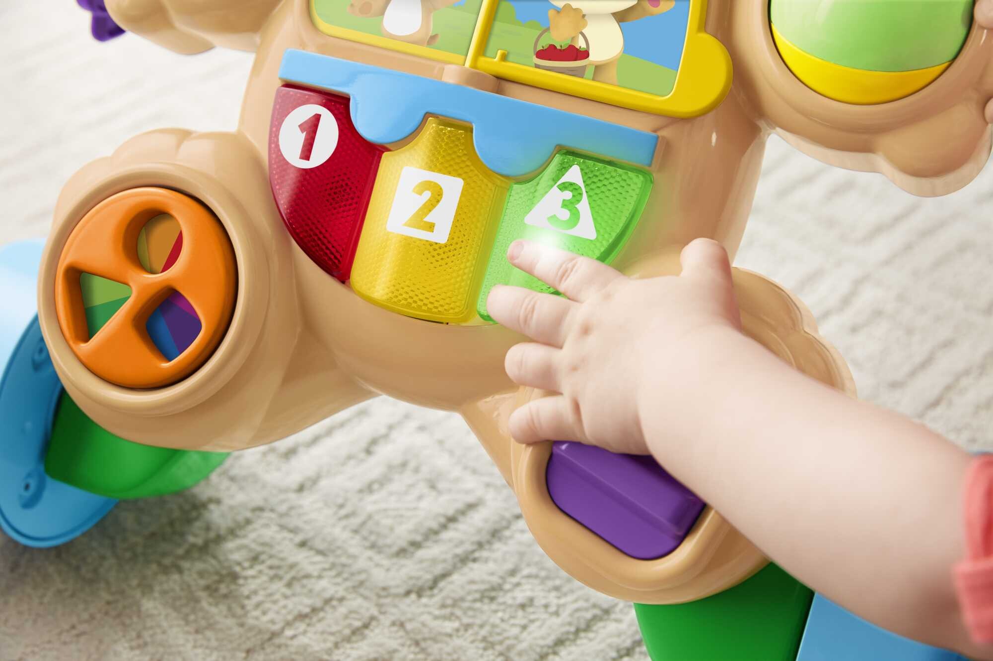 Fisher-price ridi & impara cagnolino primi passi - edizione multilingue,  giocattolo musicale per camminare; per neonati e bambini piccoli da 6 a 36  mesi - Toys Center