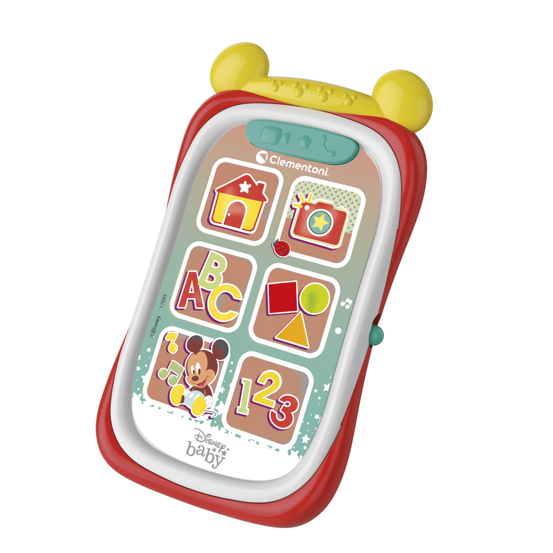 Clementoni - disney baby mickey smartphone, telefono interattivo - 