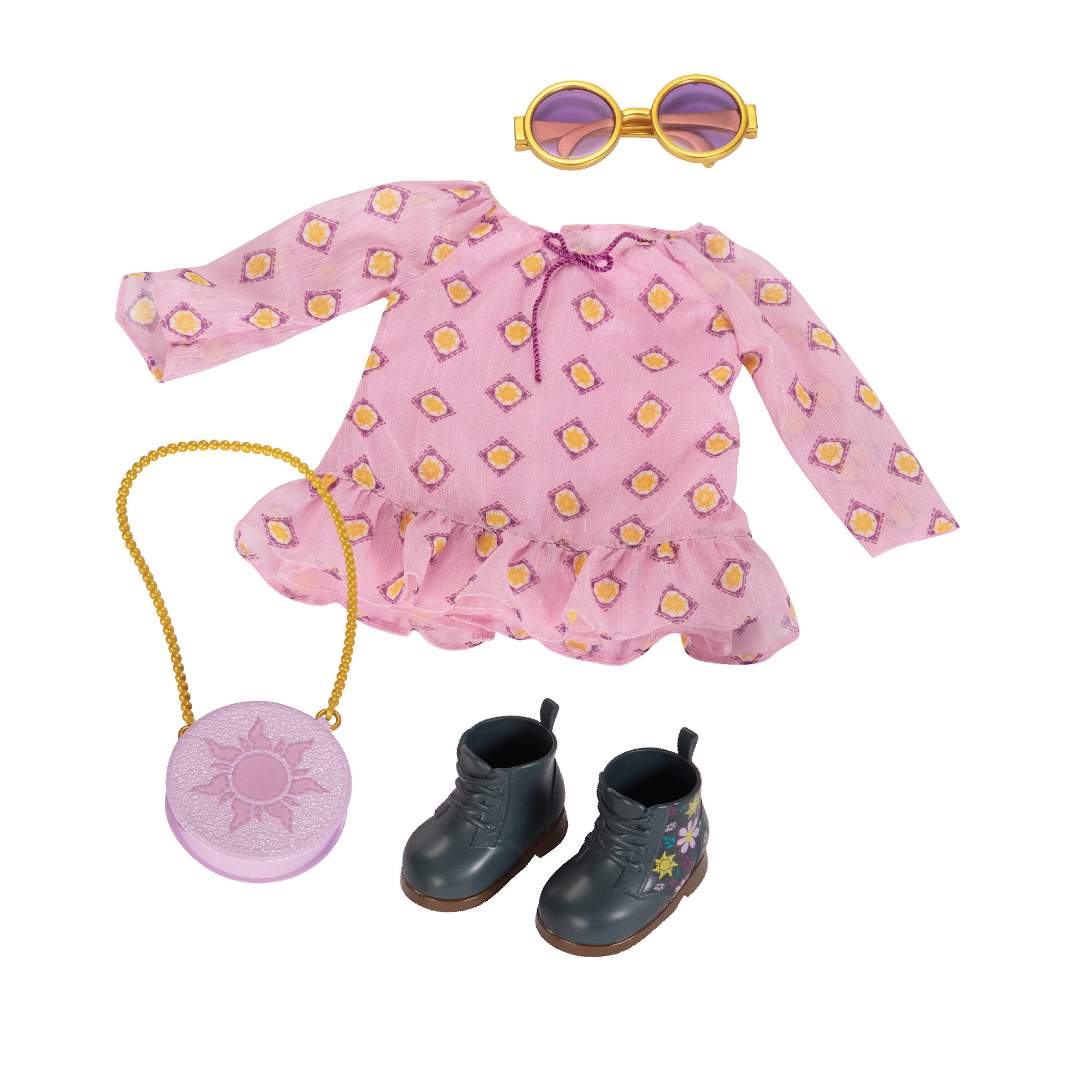 Disney ily 4ever accessory pack ispirato a rapunzel con abiti e accessori - DISNEY PRINCESS
