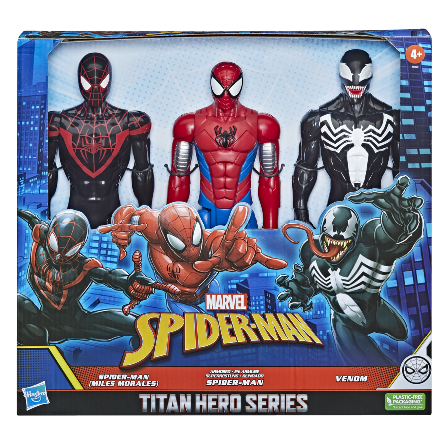 personaggio giocattolo spider man action figure titan hero avengers 30 cm