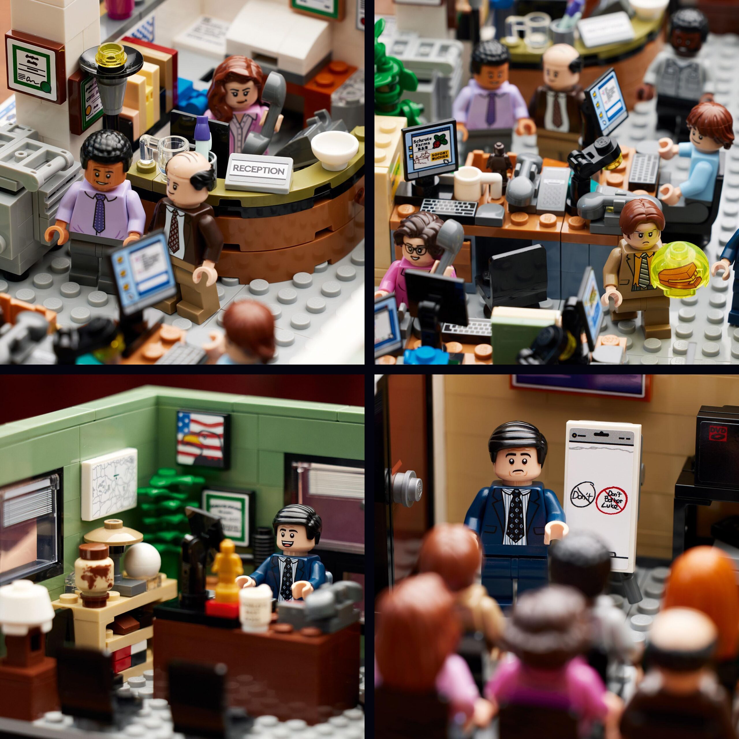 Lego ideas 21336 the office, modellismo da costruire adulti, idee regalo, set fai da te serie tv, 15 minifigure, gadget - LEGO IDEAS