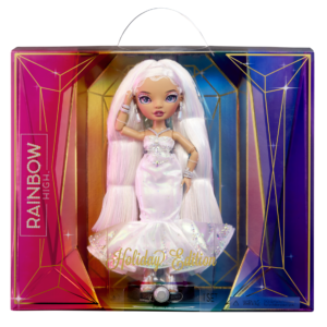 Rainbow high mainstream edition doll – bambola da collezione in edizione limitata con prezioso vestito e brillanti orecchini, braccialetto e collana - Rainbow High