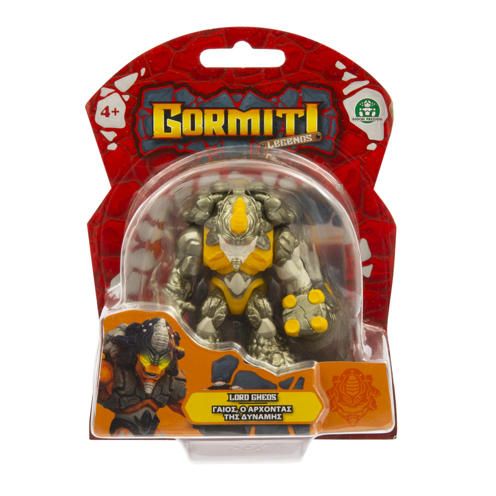 Gormiti legends action figure mix & match gheos metallizzato da 7 centimetri - GORMITI