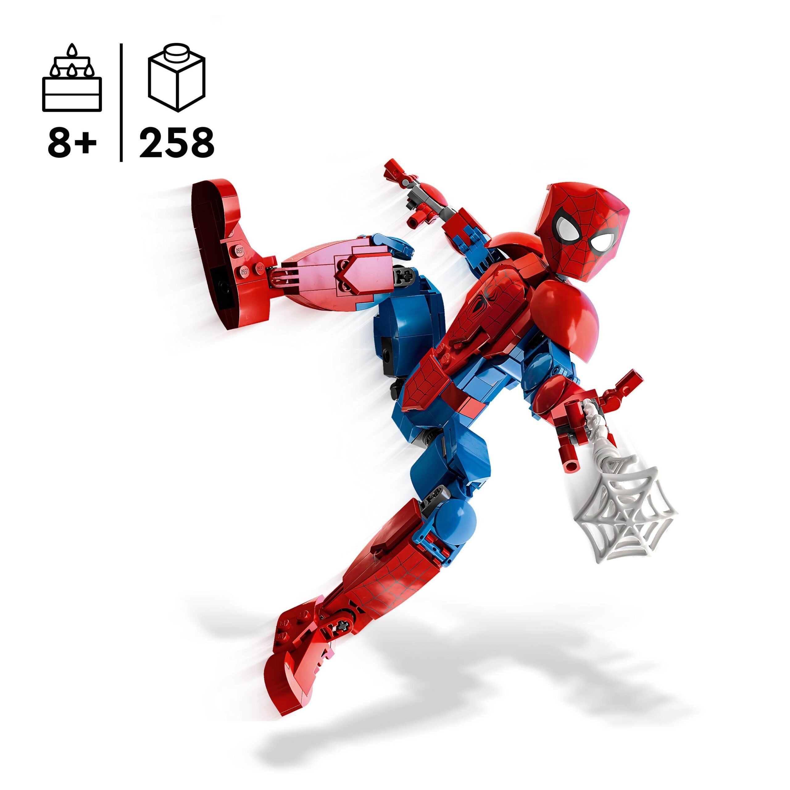 Lego marvel 76226 personaggio di spider-man, set action figure