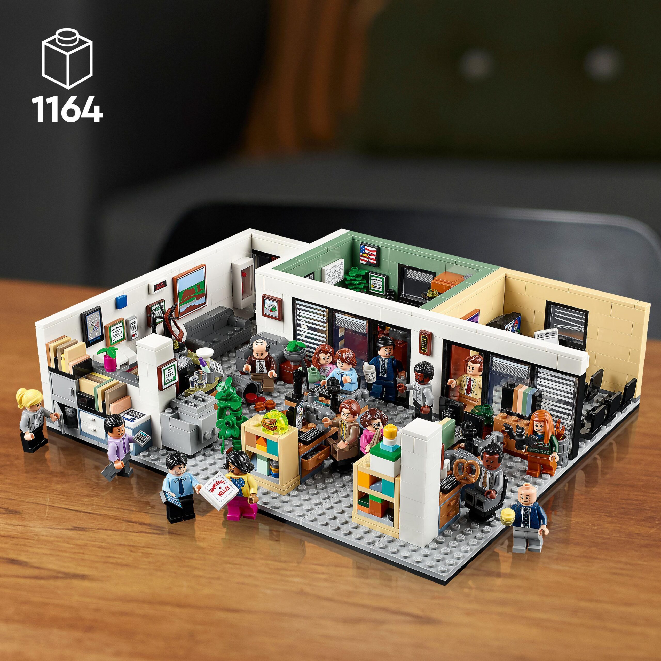 Lego ideas 21336 the office, modellismo da costruire adulti, idee regalo, set fai da te serie tv, 15 minifigure, gadget - LEGO IDEAS