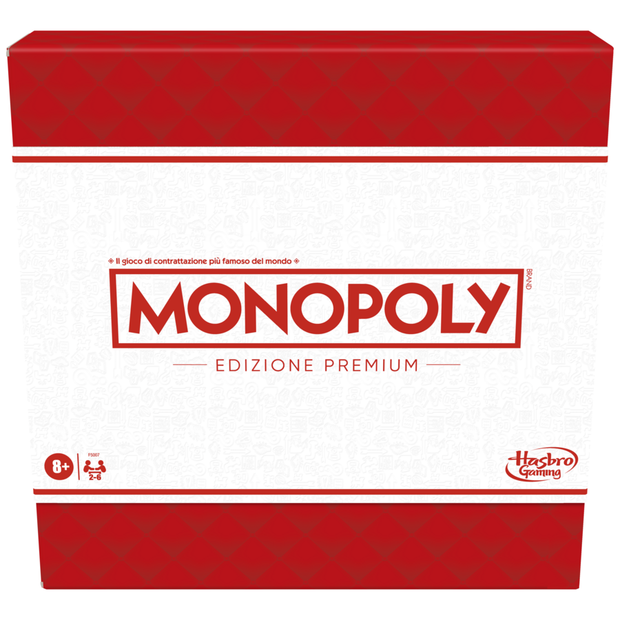 Monopoly, edizione premium, gioco da tavolo per famiglie per 2-6 giocatori, confezione e componenti premium, gioco dagli 8 anni in su - MONOPOLY