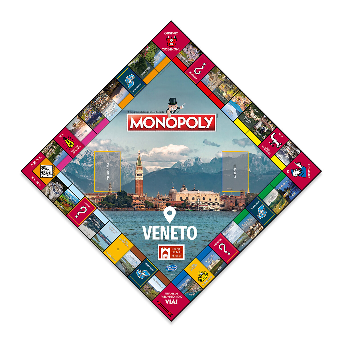 Monopoly - i borghi più belli d'italia - edizione veneto - MONOPOLY