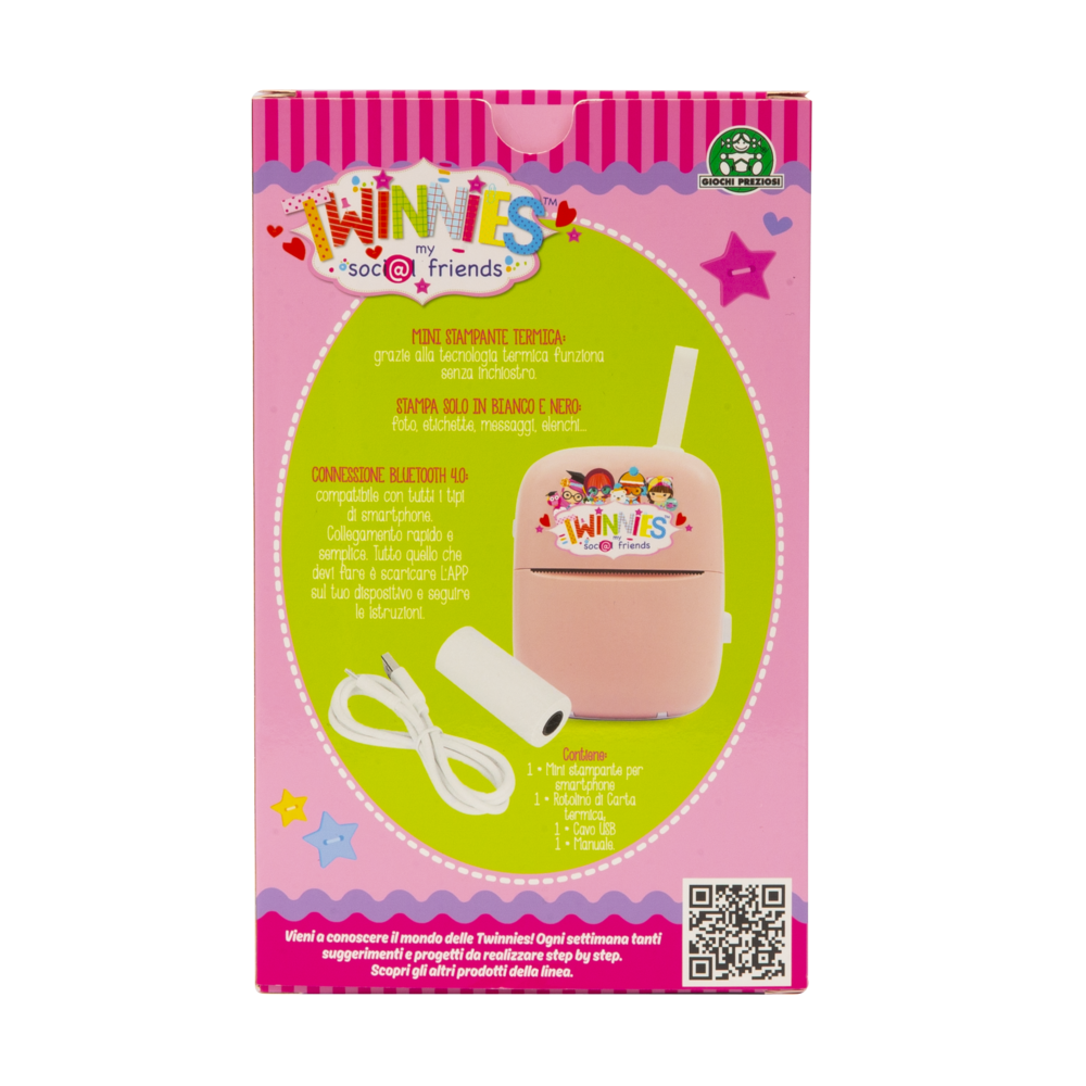 Twinnies la mini stampante per le bambine creative - Toys Center