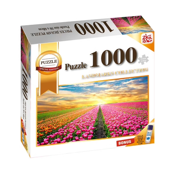Puzzle tulipani  1000 pz - ZIG ZAG
