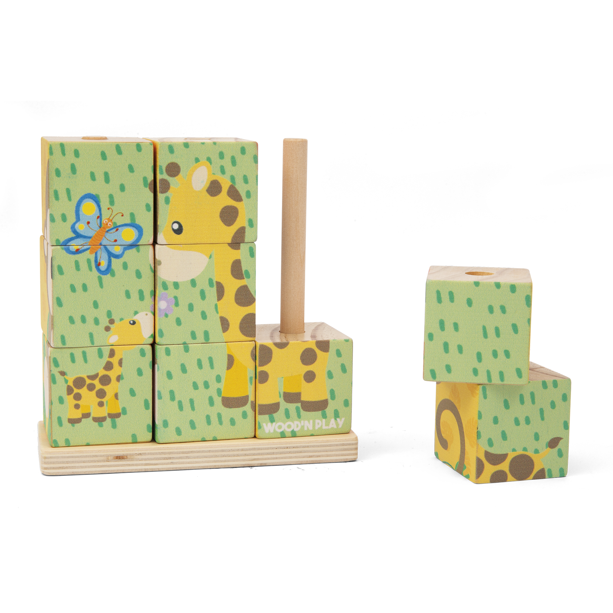 Puzzle a cubi - WOOD 'N' PLAY