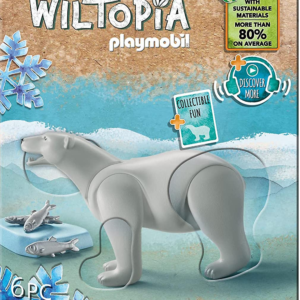 Playmobil- 71053 orso polare - wiltopia - fatto in materiali sostenibili - Playmobil