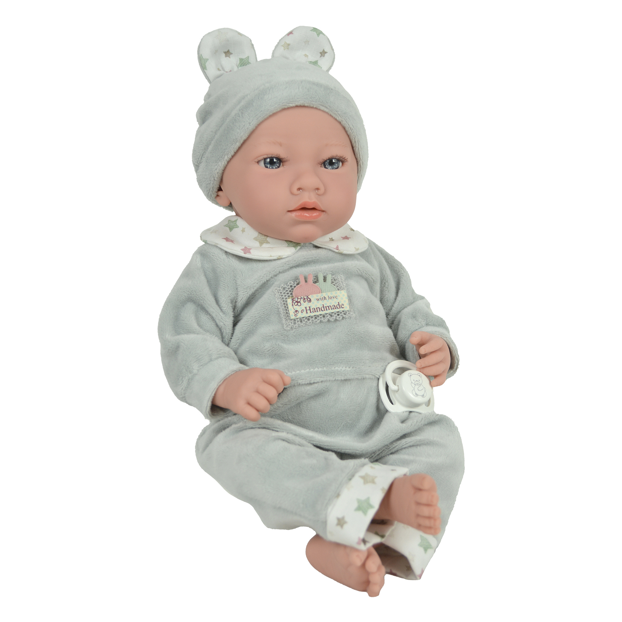 Bambola oliver con culla - 40 cm - LOVE BEBE' PREMIUM