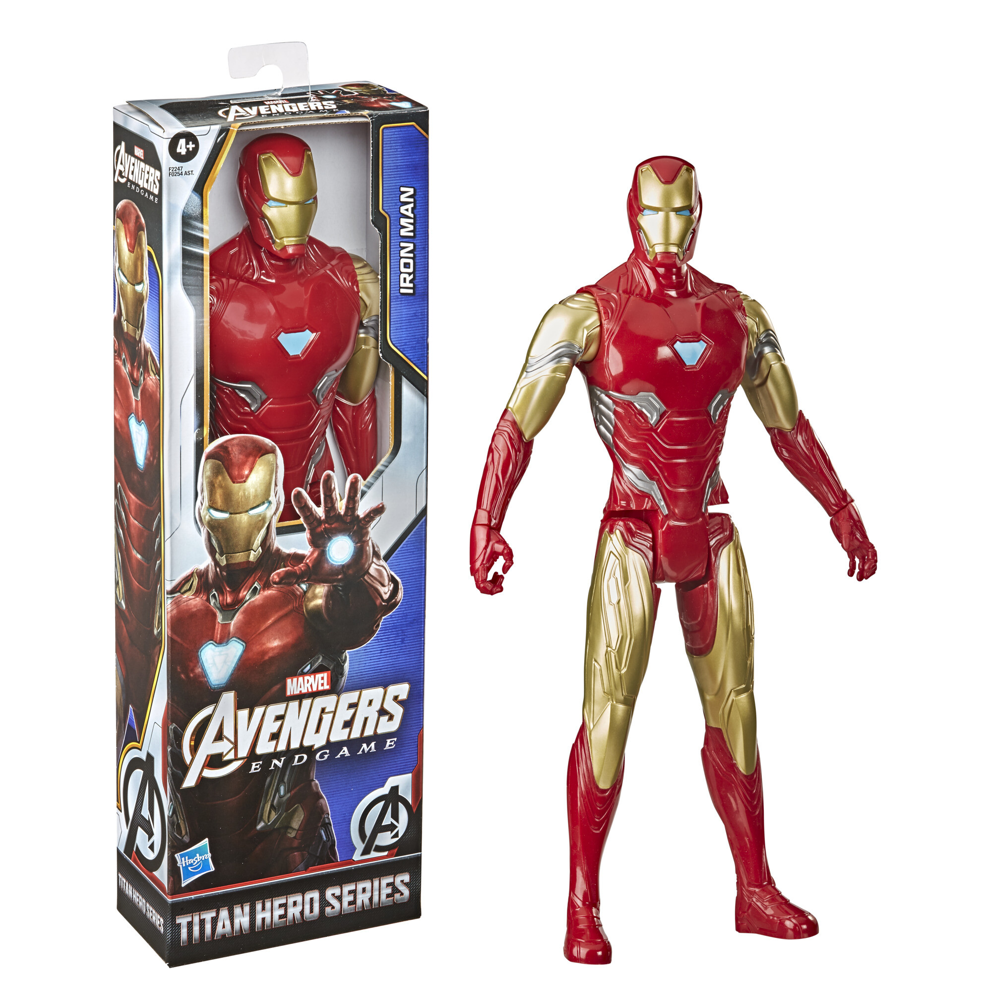 Hasbro marvel avengers, titan hero series, iron man, action figure da 30 cm, per bambini dai 4 anni in su - Avengers