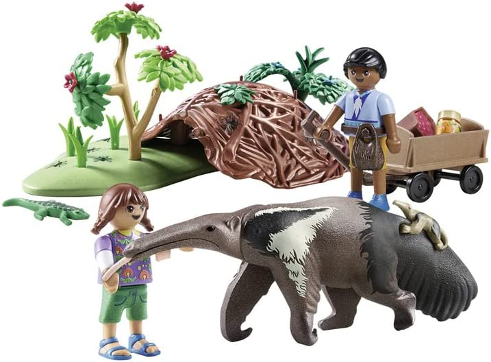 Playmobil wiltopia 71012 formichiere della amazzonia, con animali giocattolo, giocattolo sostenibile per bambini dai 4 anni in su - Playmobil