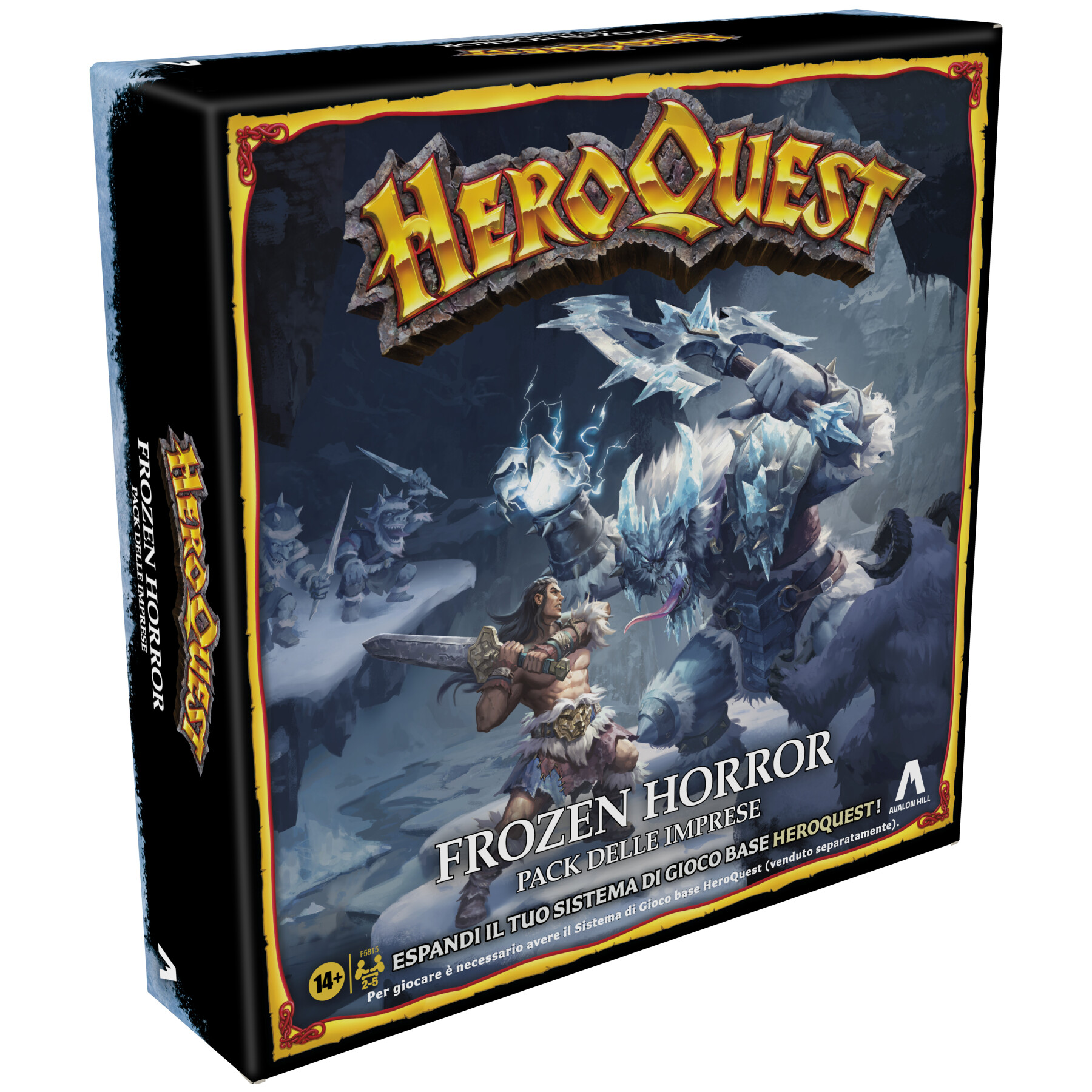 Heroquest frozen horror, pack delle imprese, espansione - DISNEY PRINCESS