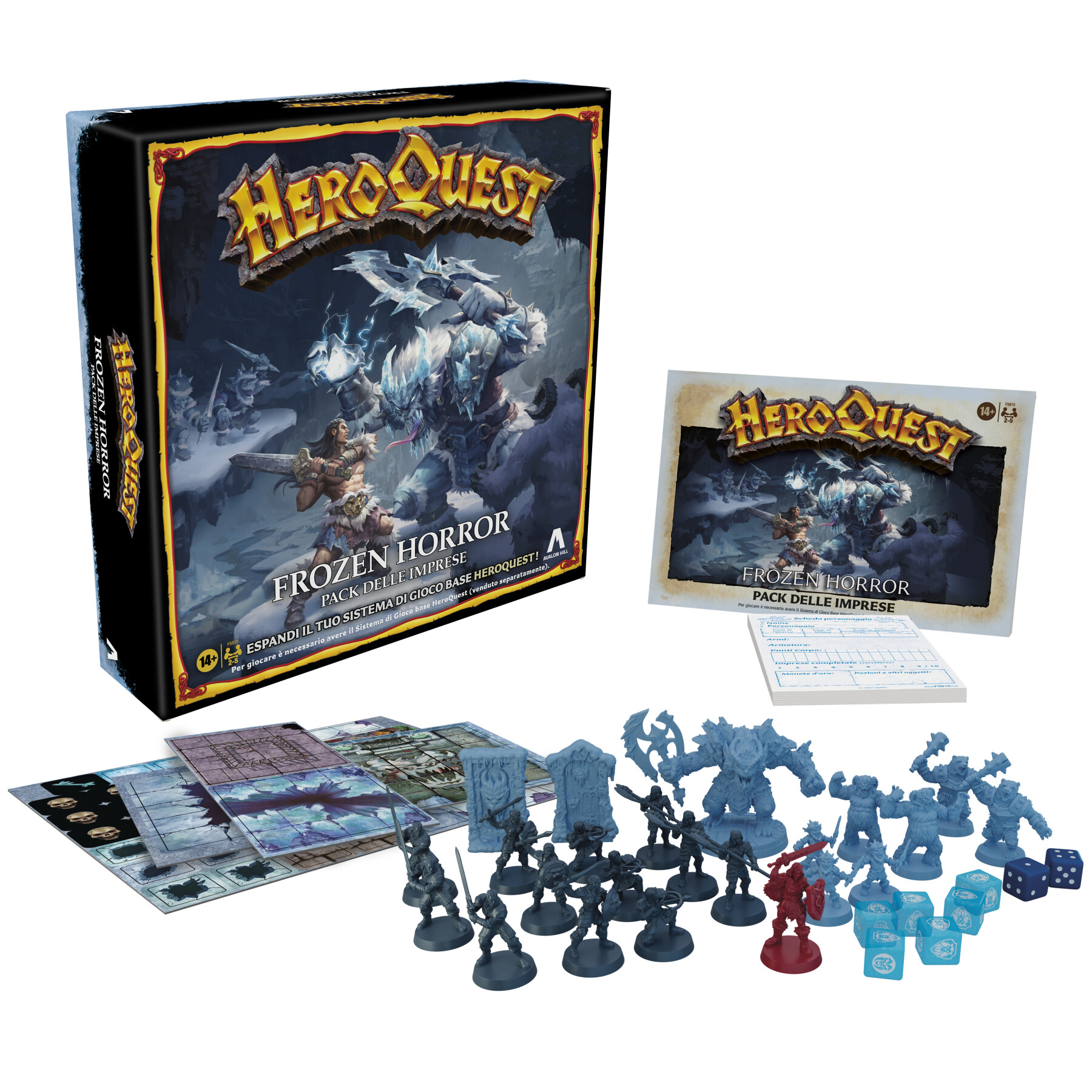 Heroquest frozen horror, pack delle imprese, espansione - DISNEY PRINCESS