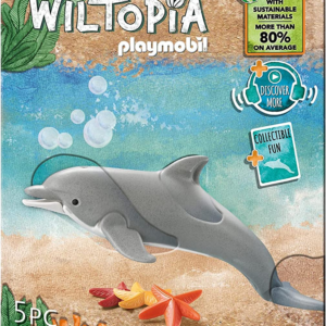 Playmobil- animaux 71051 delfino - wiltopia - fatto in materiali sostenibili - Playmobil