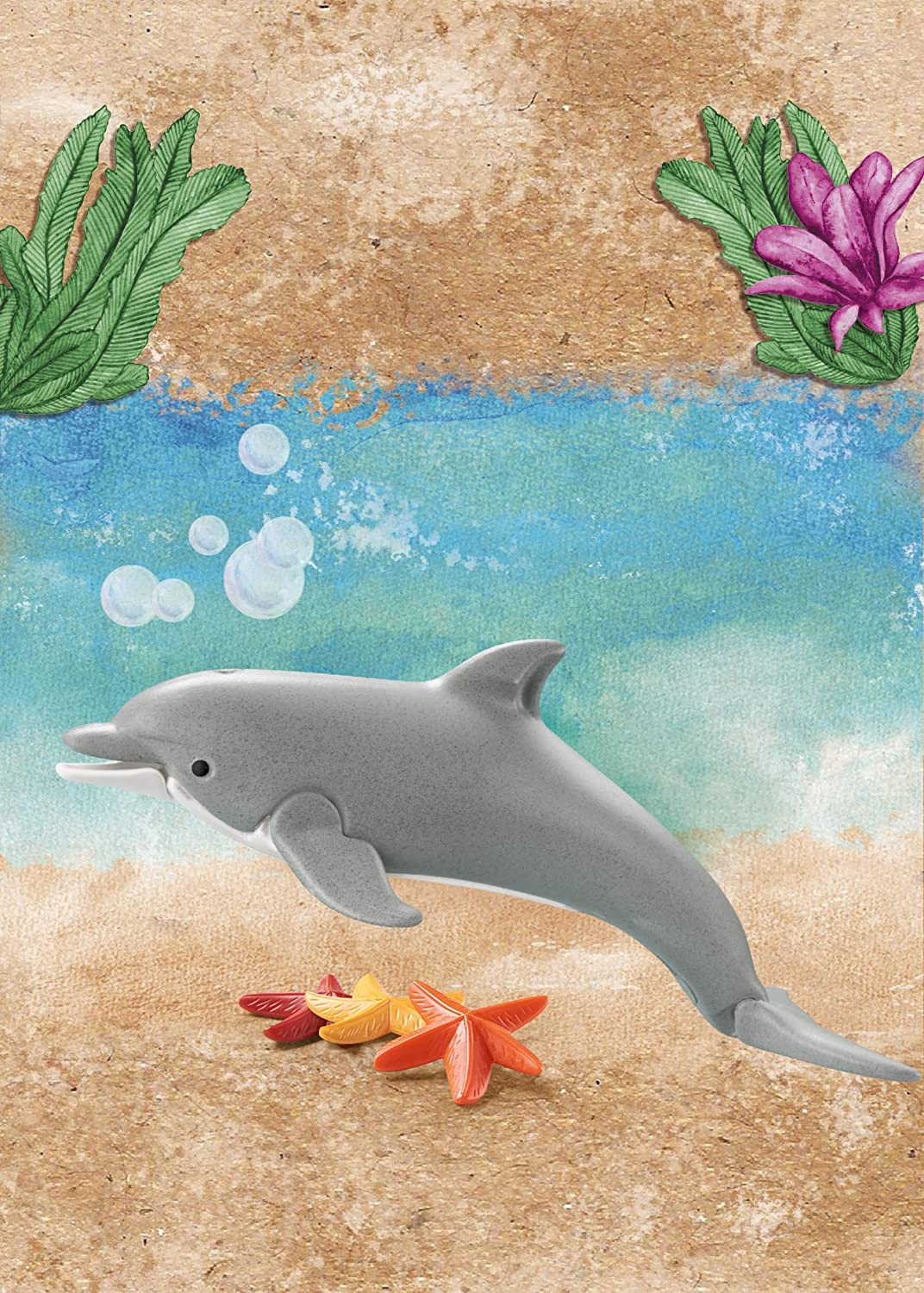 Playmobil- animaux 71051 delfino - wiltopia - fatto in materiali sostenibili - Playmobil