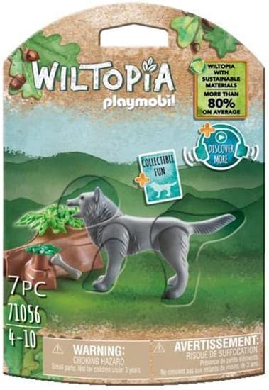 Playmobil- animaux 71056 lupo -wiltopia - fatto in materiali sostenibili - Playmobil