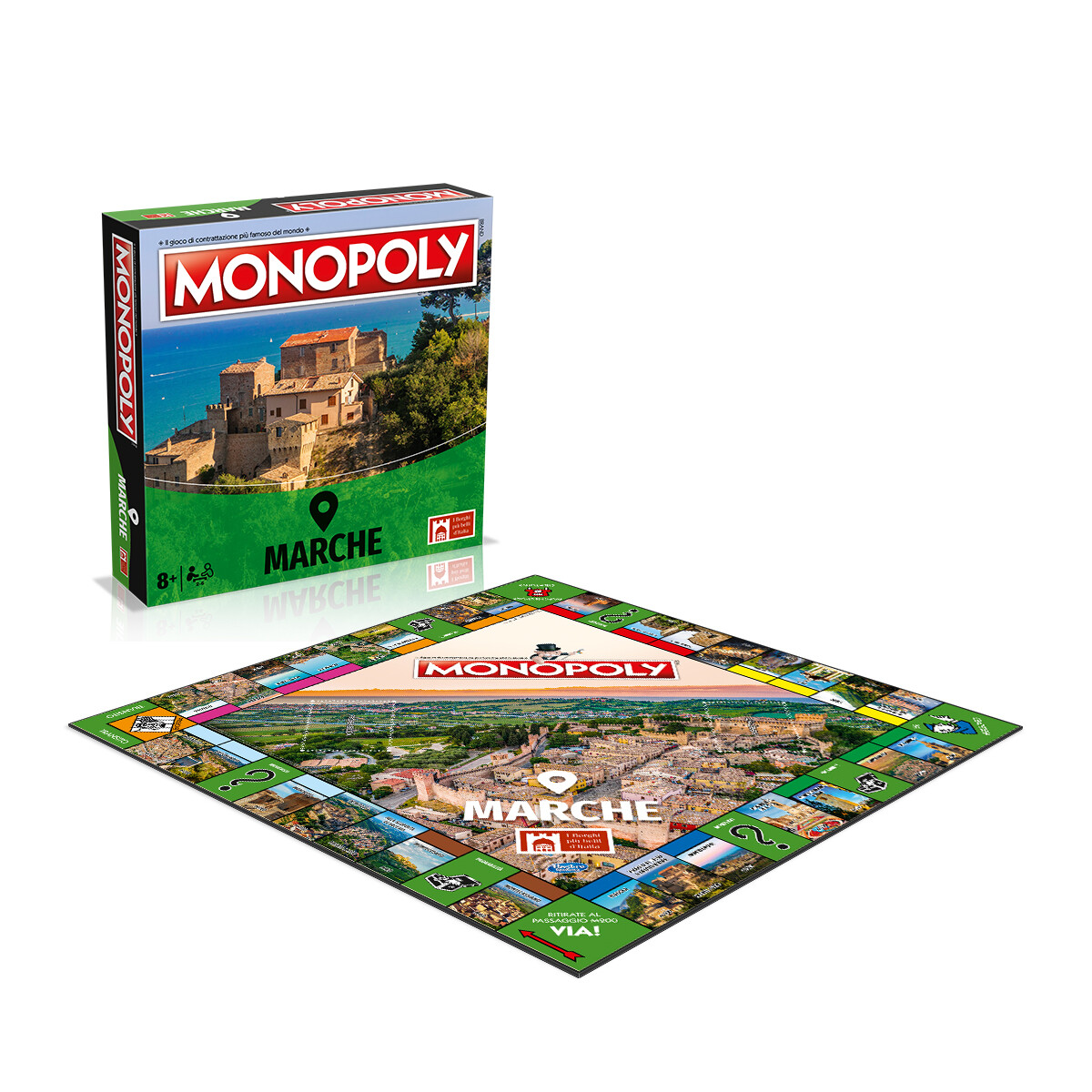 Monopoly - i borghi più belli d'italia - edizione marche - MONOPOLY