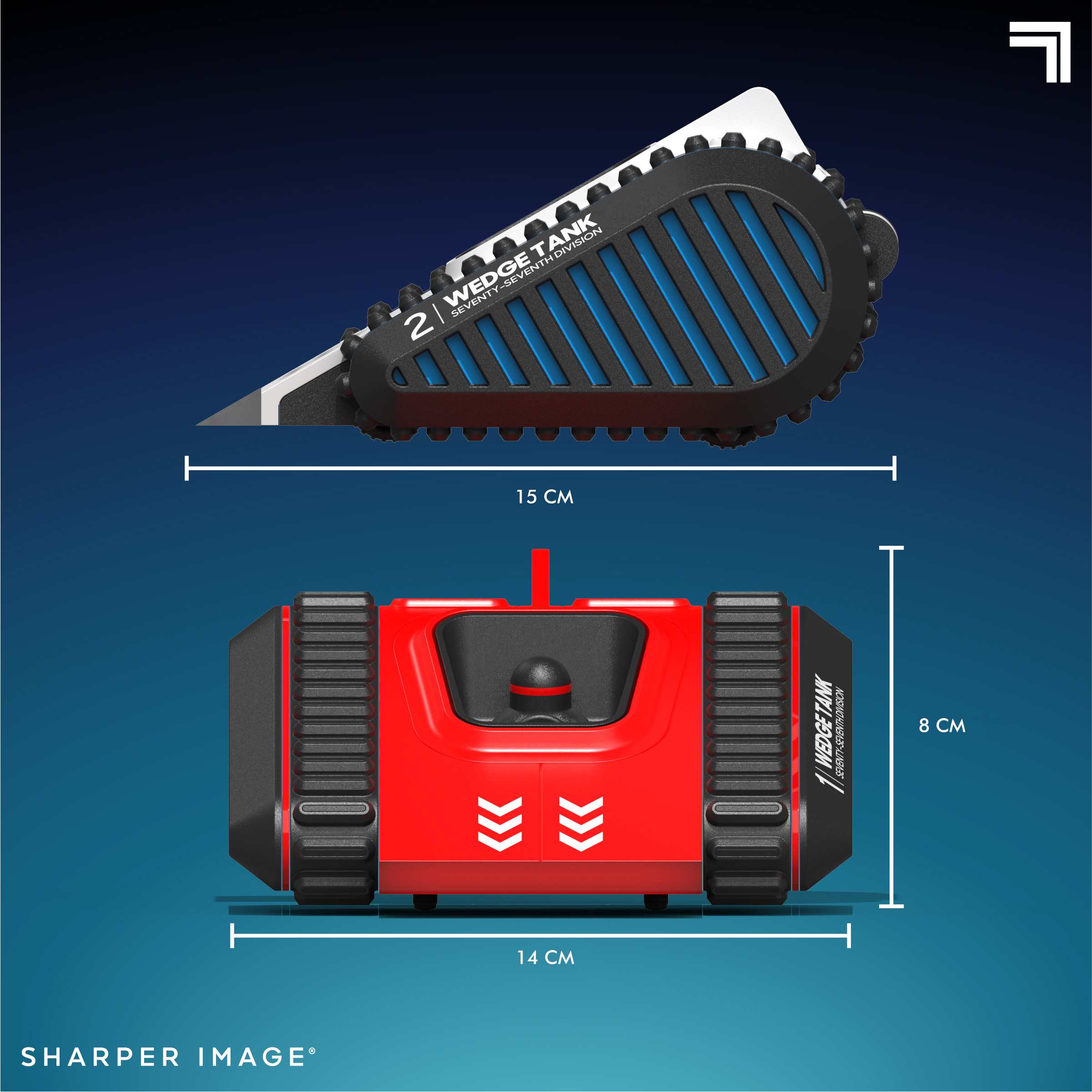 Sharper image - pack con due carri armati radiocomandati battle track - Sharper Image