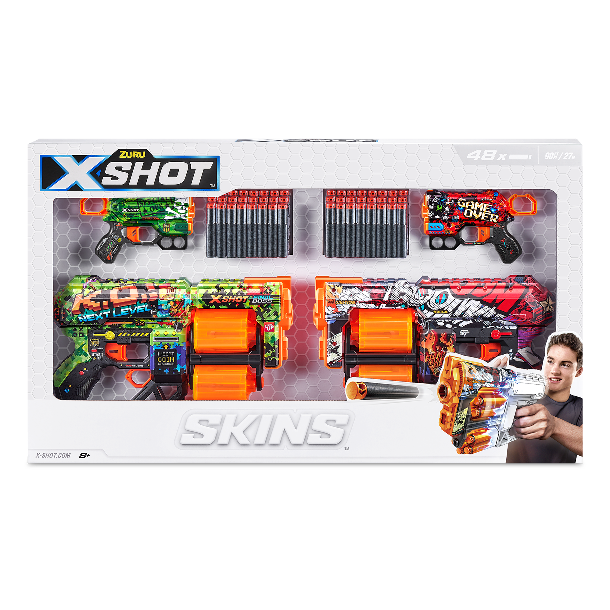 Xshot skins  4 pistole - SUN&SPORT, X-SHOT