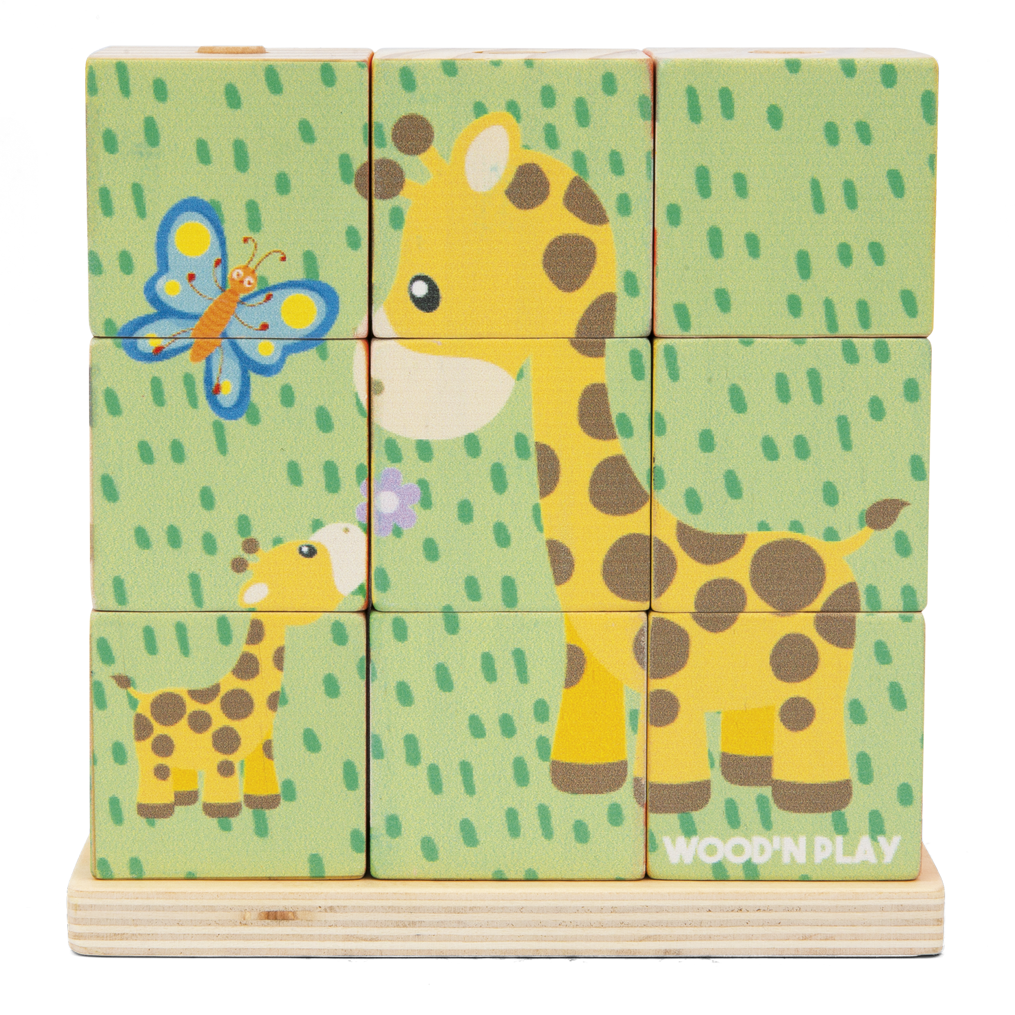 Puzzle a cubi - WOOD 'N' PLAY
