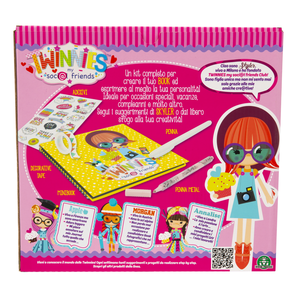 Twinnies book il kit per creare l'album dei tuoi ricordi - 